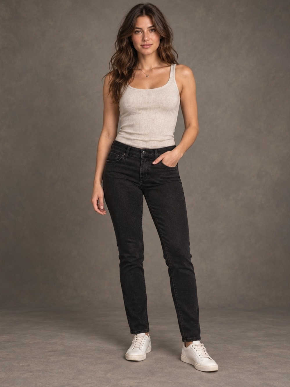 BDG Straight Leg Jeans in Black Wash